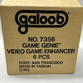 Galoob Nintendo Nes Game Genie Gold 7356 Master Case Display Original Box Only