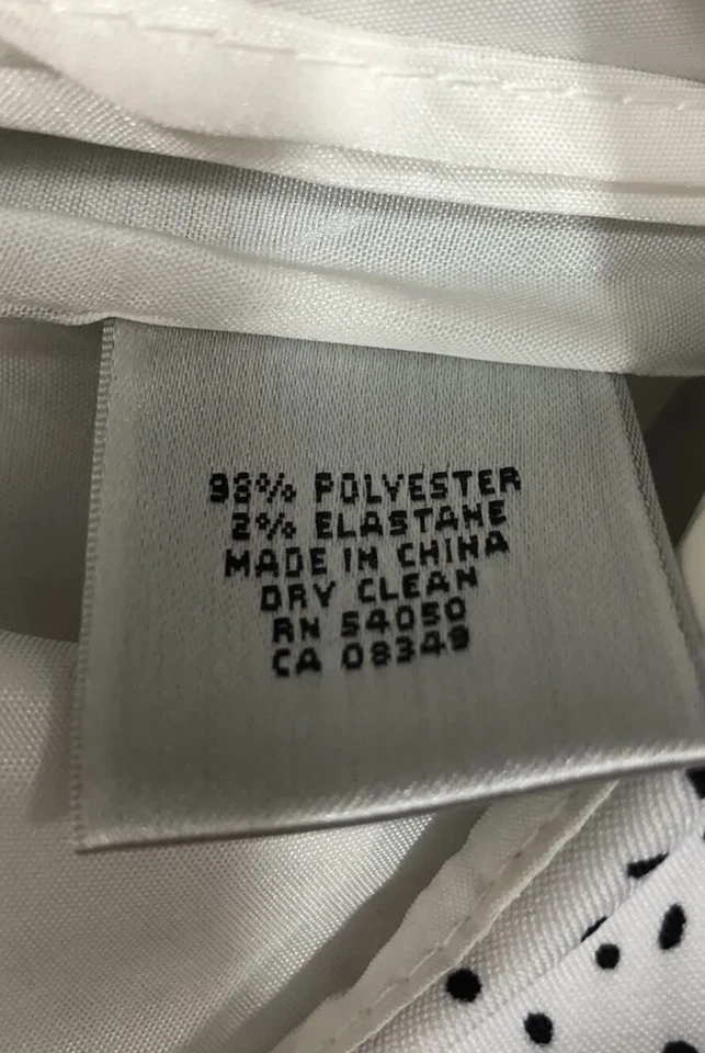 Vestido vaina Kasper para mujer 14 lunares clásico sin forrado de hierro Foto 4 de 4