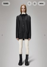 Rains Unisex Rain Jacket Black XSmall/Small W...