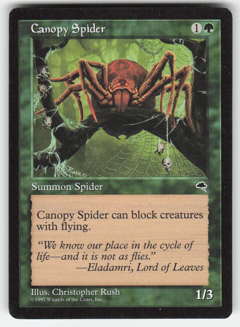 1997 Canopy Spider Tempest 217 MTG