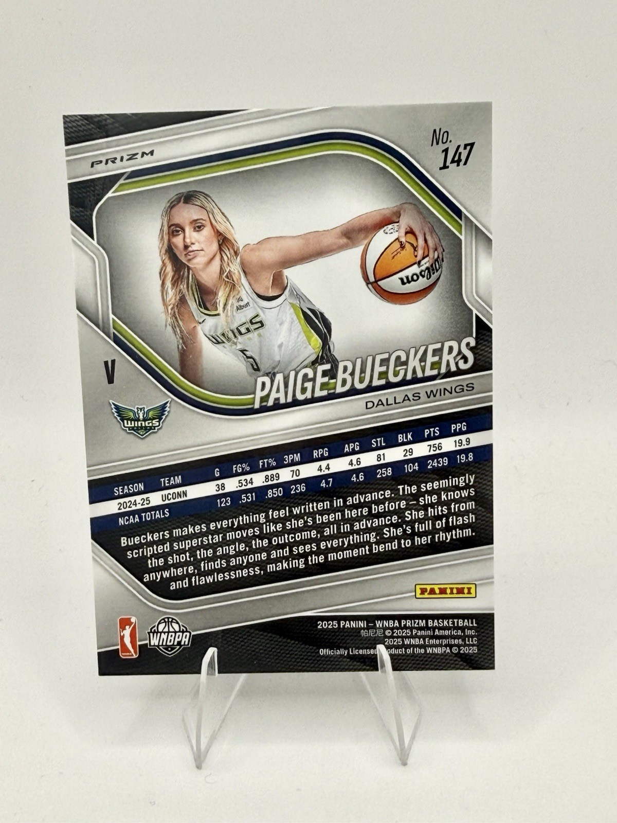 2025 Panini Prizm Pandora Paige Bueckers (RC) #147-Read Description view 9