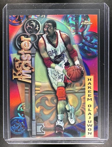 Hakeem Olajuwon [Refractor] #23 1997 Topps Chrome Season's Best card