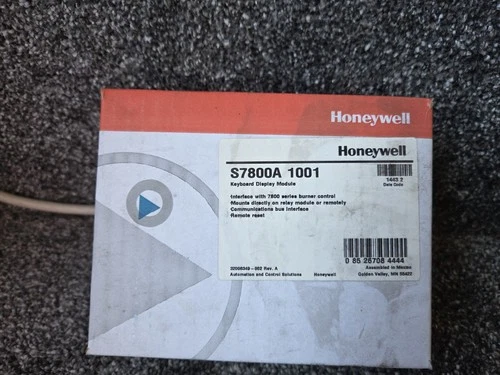 Honeywell S7800A 1001 Keyboard Display Module,  Honeywell 7800 Brand New