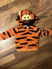 Tigger Sweatshirt Costume Hoodie Zip Up 90s Y2K AOP 6 Months Disney Pooh