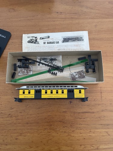 Vintage Roundhouse HO Scale 1890 Wooden Passenger Coach D&RGW Animas Canyon | Zustand: Used