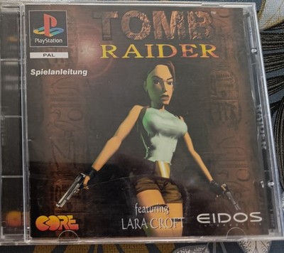 Tomb Raider für PS1 auf Deutsch! Ohne OVP aber mit Handbuch - Sehr Gute Zustand