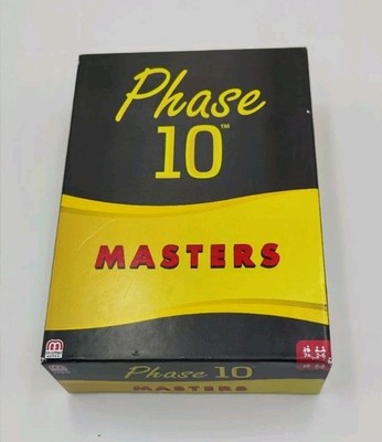 Mattel Phase 10 Masters Kartenspiel 2017