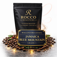 Jamaica Blue Mountain Coffee, 1 lb bag  Wallenford Estate  Roasted or Green