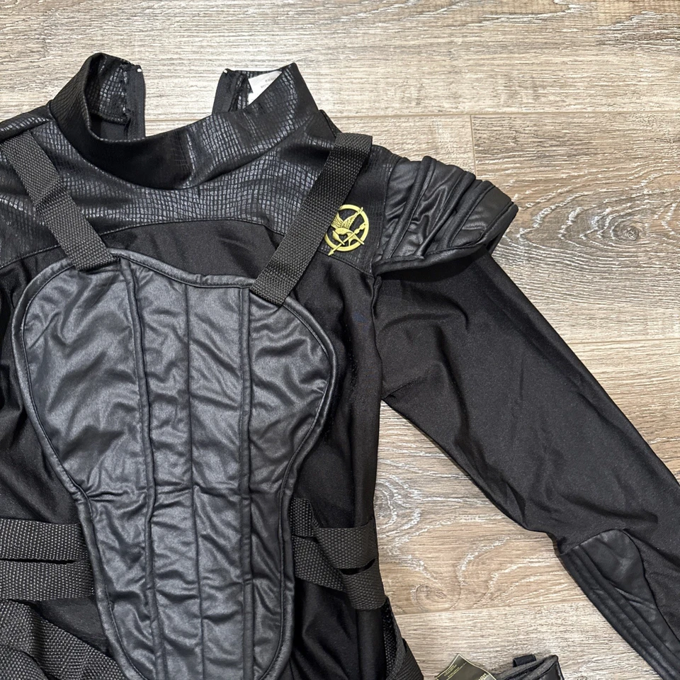 Disfraz Katniss Everdeen Juegos del Hambre Burlándose Jay 2 Preadolescente Talla Mediana 2-4 Carcaj Foto 3 de 4