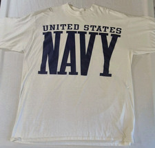 Vtg 80s Artex US Navy Sleepshirt OS Military Made in USA Single Stitch