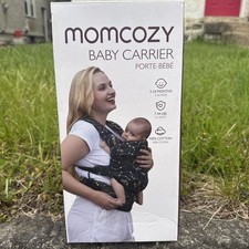 MOMCOZY Baby Carrier Ergonomic Lightweight Lumbar Support for 7-44lbs Beige