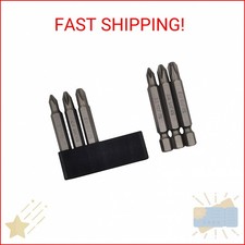 6Pcs 50mm JIS Screwdriver Bit Set with Magnetic Tip,1/4 Hex Shank, S2 Alloy Stee