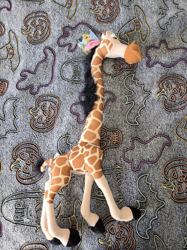 Naco Melman Giraffe Madagascar Stuffed Plush DreamWorks NEW With Tags - Image 2 of 4