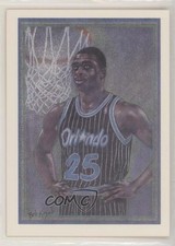 1990-91 NBA Hoops Art Card Team Checklist Nick Anderson #373 Rookie RC 0c4. rookie card picture
