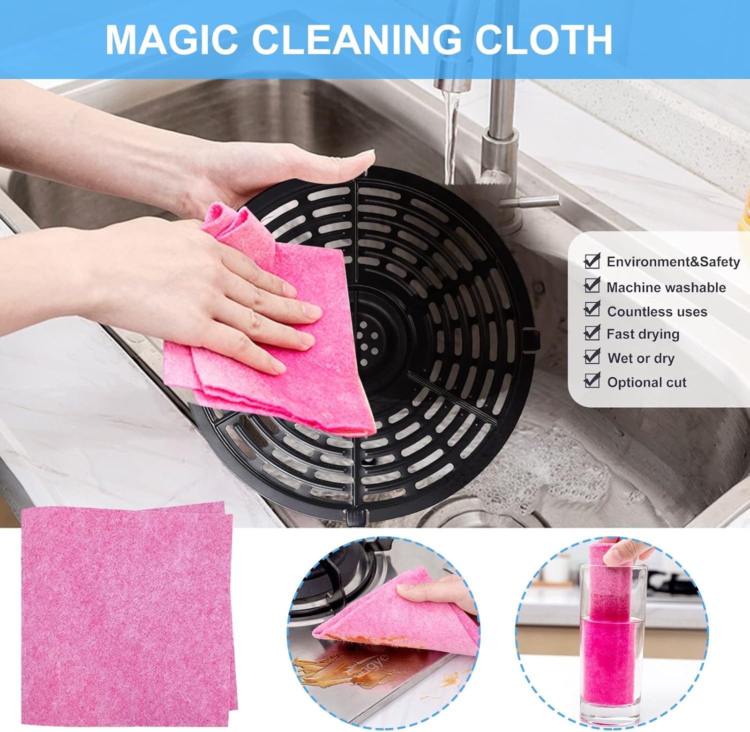 Air Fryer Replacement Grill Plate for Powerxl Gowise 5QT Air Fryers, Premium rou