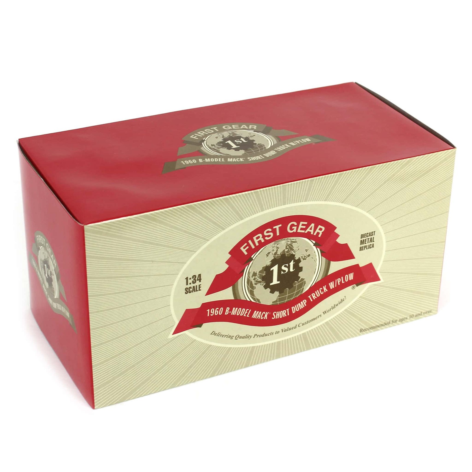 1/34 1960 Mack B-61 Dump Truck with Snow Plow City of Chicago First Gear 19-3468