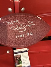 Mel Renfro Signed Full Size Football With HoF 96 Inscription JSA Dallas Cowboys