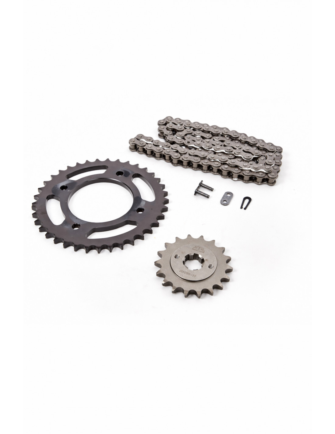 Kit chaine Honda CB 550 Four 17x37 en acier trempé haute résistance mécanique