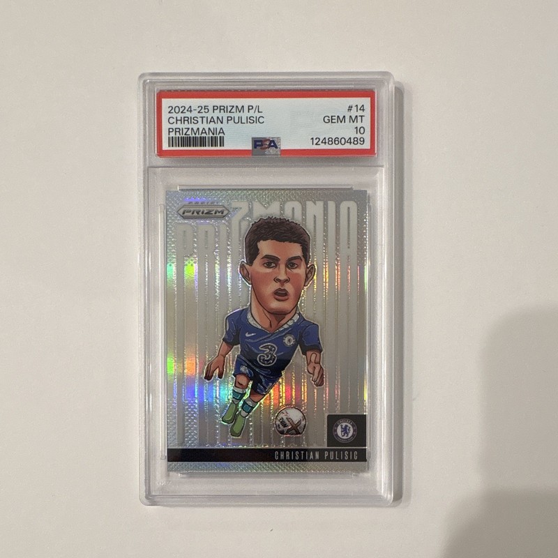 2024-25 Panini Prizm Premier League Christian Pulisic Prizmania PSA 10 #14