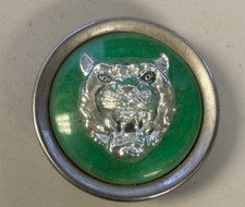 Bright Green Oem Jaguar Center Hub Cap - 2 14th Diameter