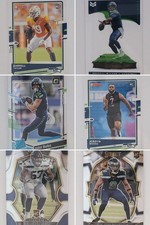 Seattle Seahawks Card Lot – Russell Wilson + RCs Charles Cross, Jake Bobo