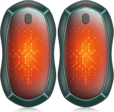 Hand Warmers 2 Pack Rechargeable Electric Smart Heat Portable for Outdoor Gifts