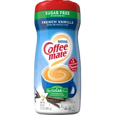 French Vanilla, Sugar-Free Powdered Coffee Creamer, 10.2-Ounce Units (Pack of 6)