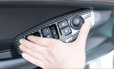 Carbon Fiber Door Window Lift Cover Fits For Mazda 3 Axela 2017-2019 Lhd Carbon Fiber Door Window Lift Cover Fits For Mazda 3 Axela 2017-2019 Lhd