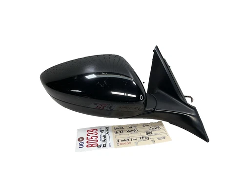 2018 2022 HONDA ACCORD RIGHT SIDE BLACK MIRROR OEM