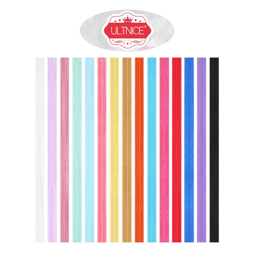 Fascia Elastica Colorata Accessori Capelli per Donna Pieghevole Cucito Maglia Bobina - Foto 3 di 9