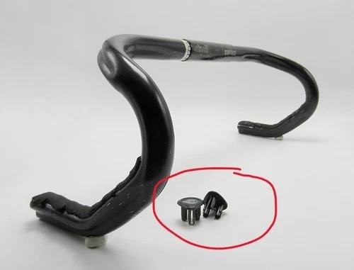 NOS Cinelli "Contact" Bar end CAPS  - W/ Pads - MN seller US stock!