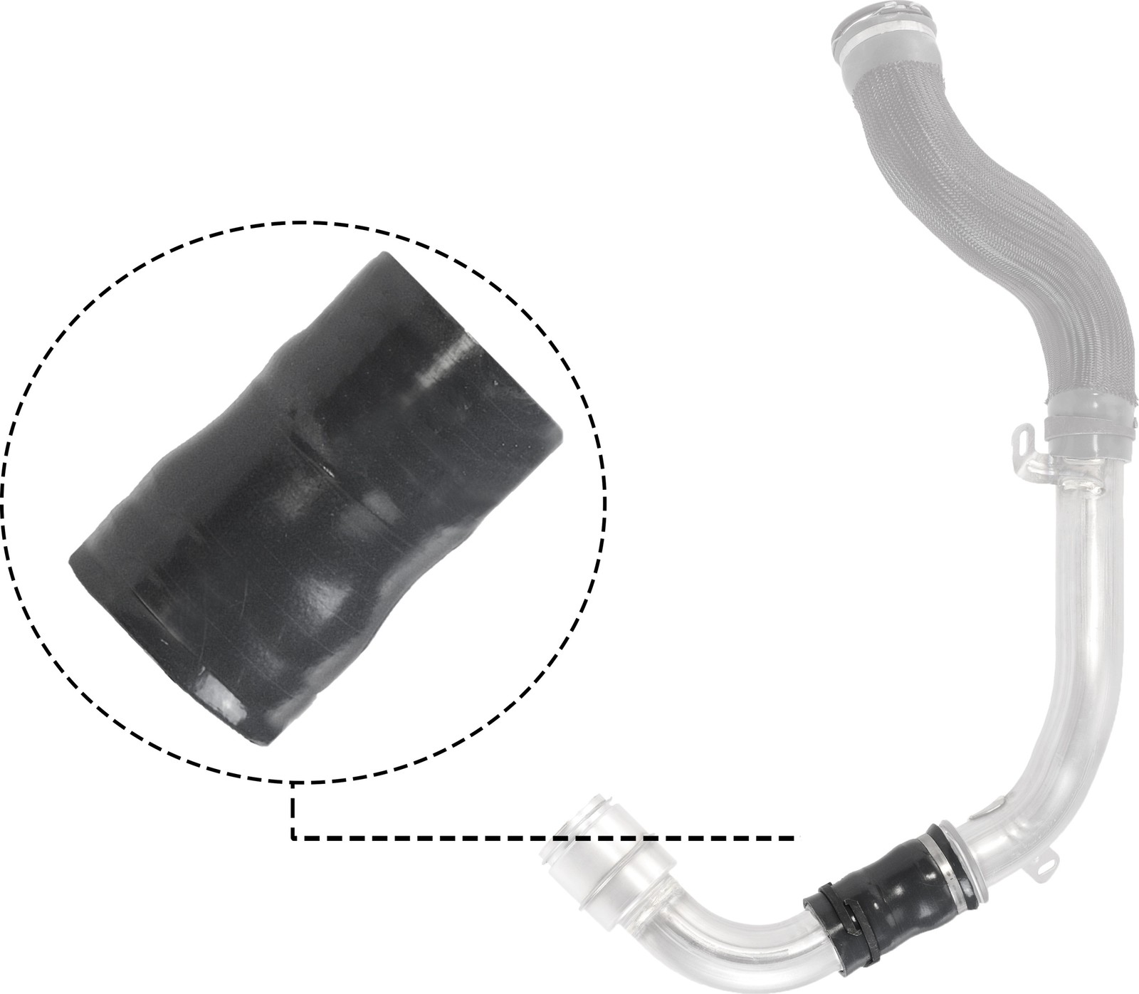 GATES-OE 09-1298 Charge Air Hose for RENAULT