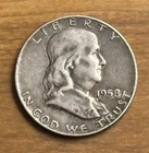 New Listing1958-D Franklin Half Dollar 90% Silver Denver