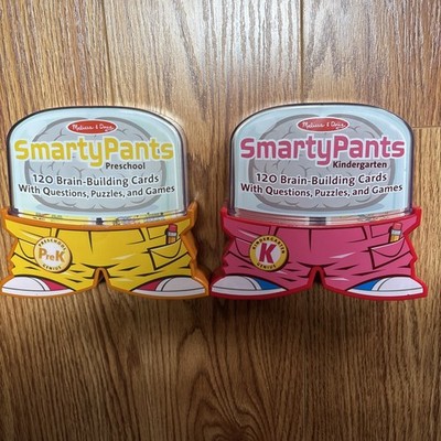 Melissa And Doug Smarty Pants Kindergarten & Preschool Brain Building Card Games