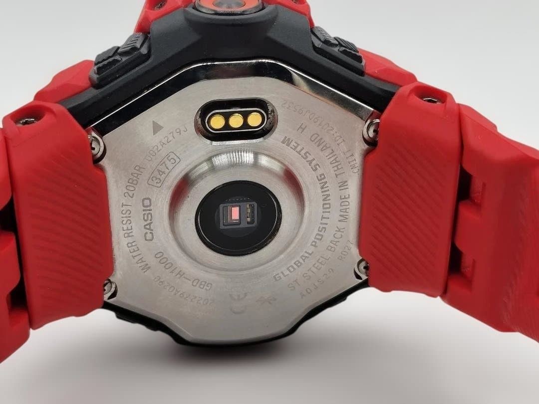 CASIO G-SHOCK GBD-H1000 Red Heart Rate Monitor Digita… - Gem