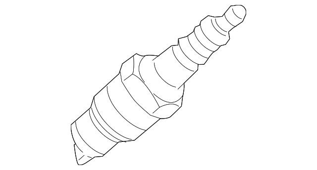 Genuine Mercedes-Benz Spark Plug 004-159-13-03-90