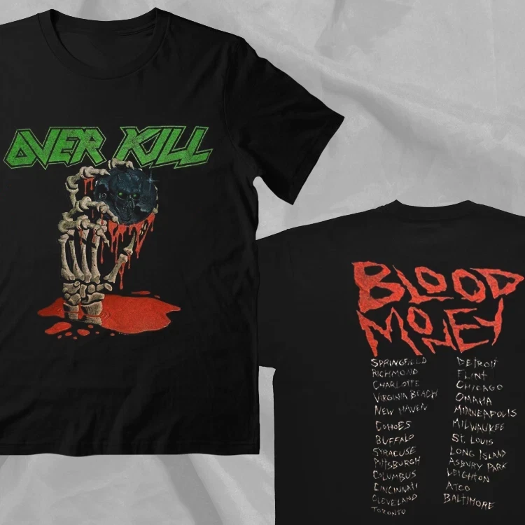 Overkill Tour Shirt In Men's T-Shirts for sale - eBay