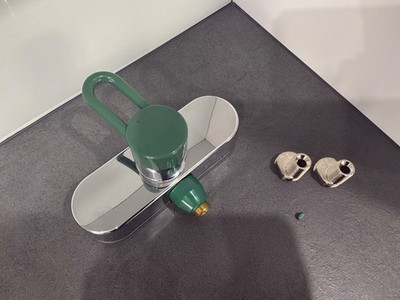 Hansgrohe AXOR Uno Duscharmatur Chrom-Grün-AUSSTELLUNGSSTÜCK