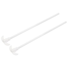 PTFE Electric Stirring Rod 250x47mm Overhead Stirrer Mixer Shaft for Lab 2Pcs