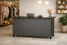 Bespoke Wooden Panel Reception / Office/ Beauty Salon Desk