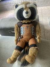 Marvel Guardians Of The Galaxy Rocket Raccoon Plush Just Play Stuffed Toy Animal