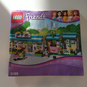 LEGO FRIENDS: Heartlake Vet (3188) missing 1 sticker
