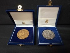 MEDAGLIE CHIANCIANO TERME Libro D' Oro Cesaroni A.N.I.O.C. Bronzo Argento Coppia