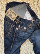 True Religion Bobby Super T Jeans W29 L36 Herren Jeans Dunkelblau Made in USA 