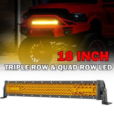 18 Led Light Bar Quad Row Spot Flood Combo Work Off Road Ute Truck 4wd Atv 20 18 Led Light Bar Quad Row Spot Flood Combo Work Off Road Ute Truck 4wd Atv 20