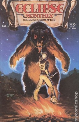Eclipse Monthly #8 FN/VF 7.0 1984 Stock Image
