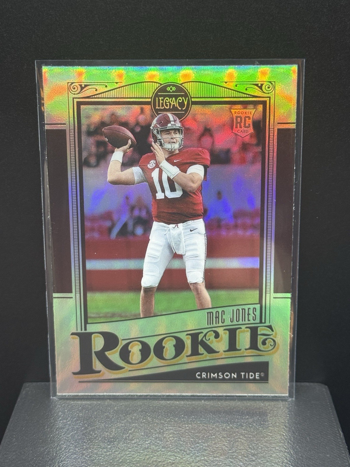 2021 Panini Legacy - Rookies Mac Jones #145 Premium Edition Silver (RC)
