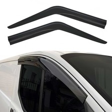 2x Windabweiser Regenabweiser für Ford Transit 2000-2014 Acryl Dunkel