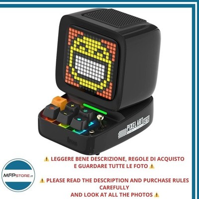 Divoom DitooPro Nero   Bluetooth Lautsprecher Pixel Artikel Retro Mit Tastatur -