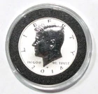 2014-W KENNEDY Silver Half Dollar - REVERSE PROOF - Coin & Capsule Only